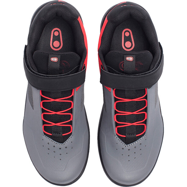 Crankbrothers Schuhe Stamp Speedlace  - grey/red