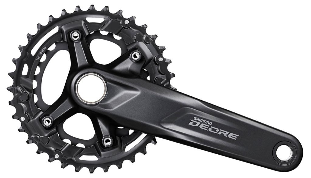 Shimano Kurbelganitur Deore 2-fach - 26-36 Zähne