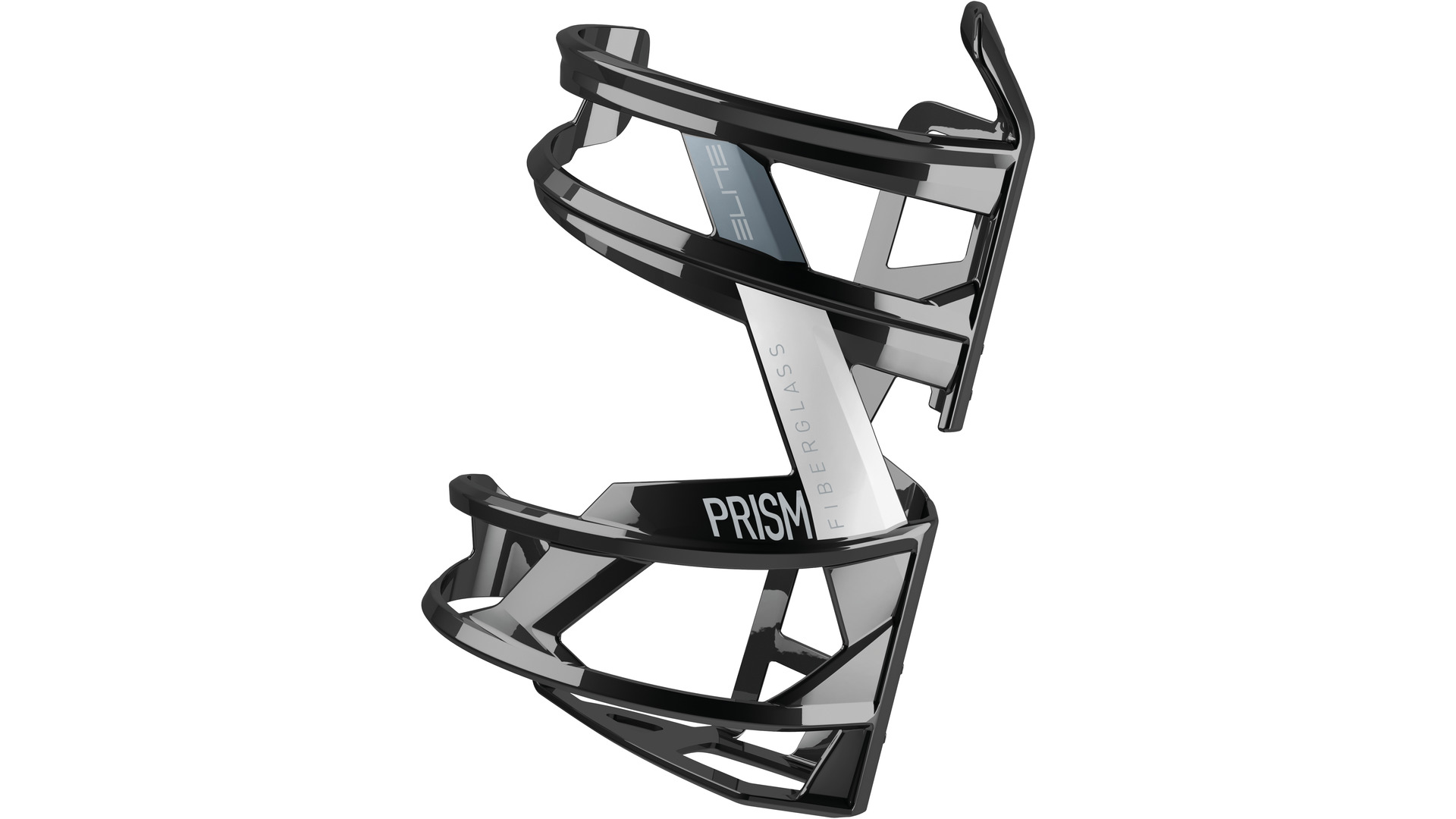 Elite Flaschenhalter Prism - shiny black/white