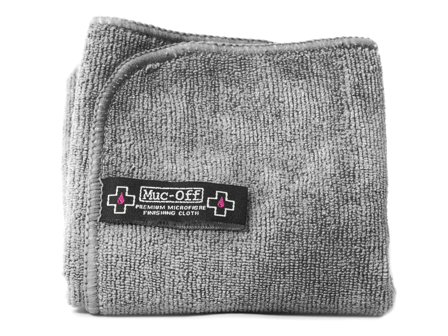 Muc Off Premium Microfibre Polishing Cloth - grey