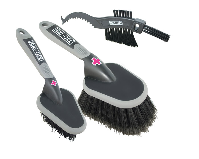 Muc Off 3x Brush Set - black