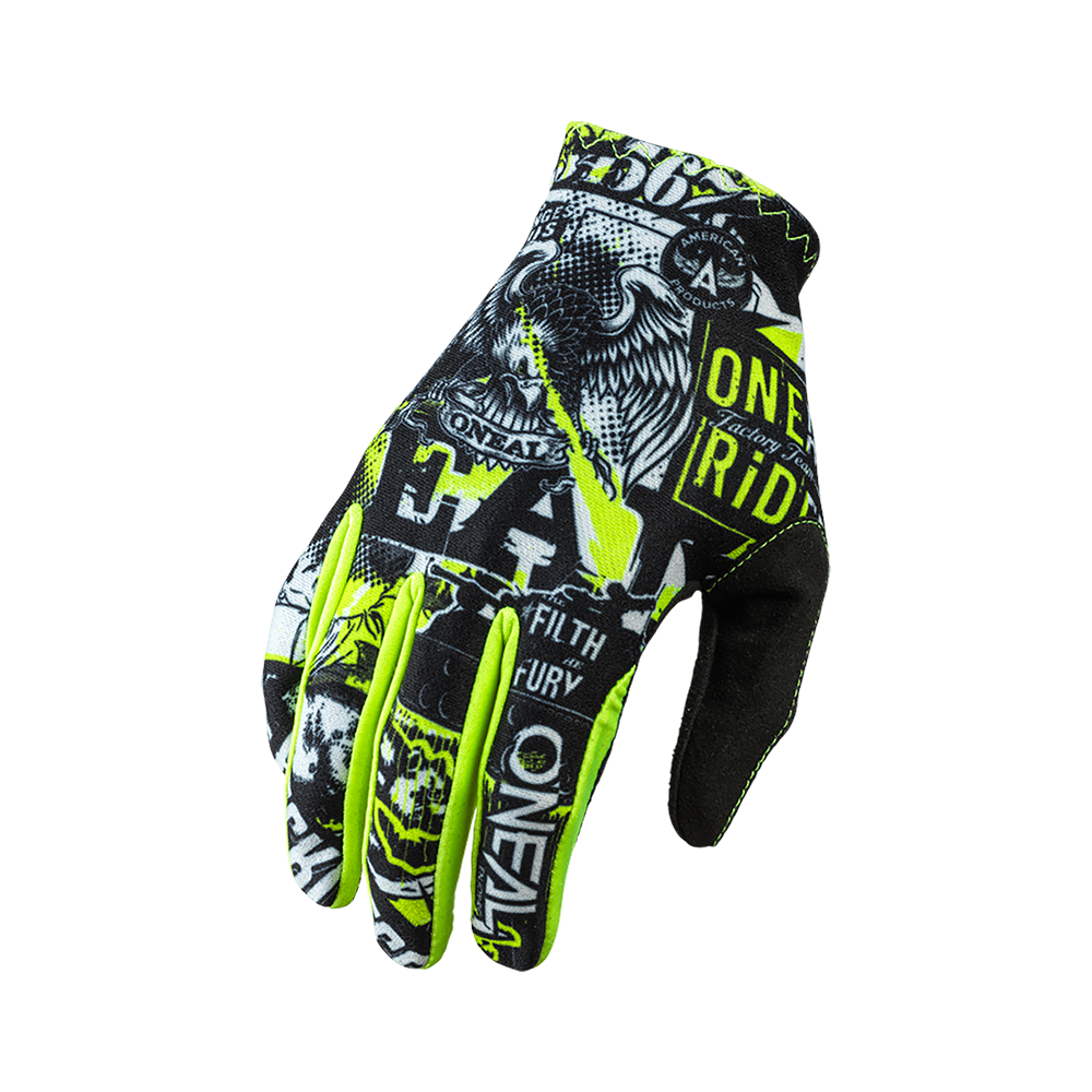 Oneal Kinderhandschuhe Matrix Youth Attack  - black/neon