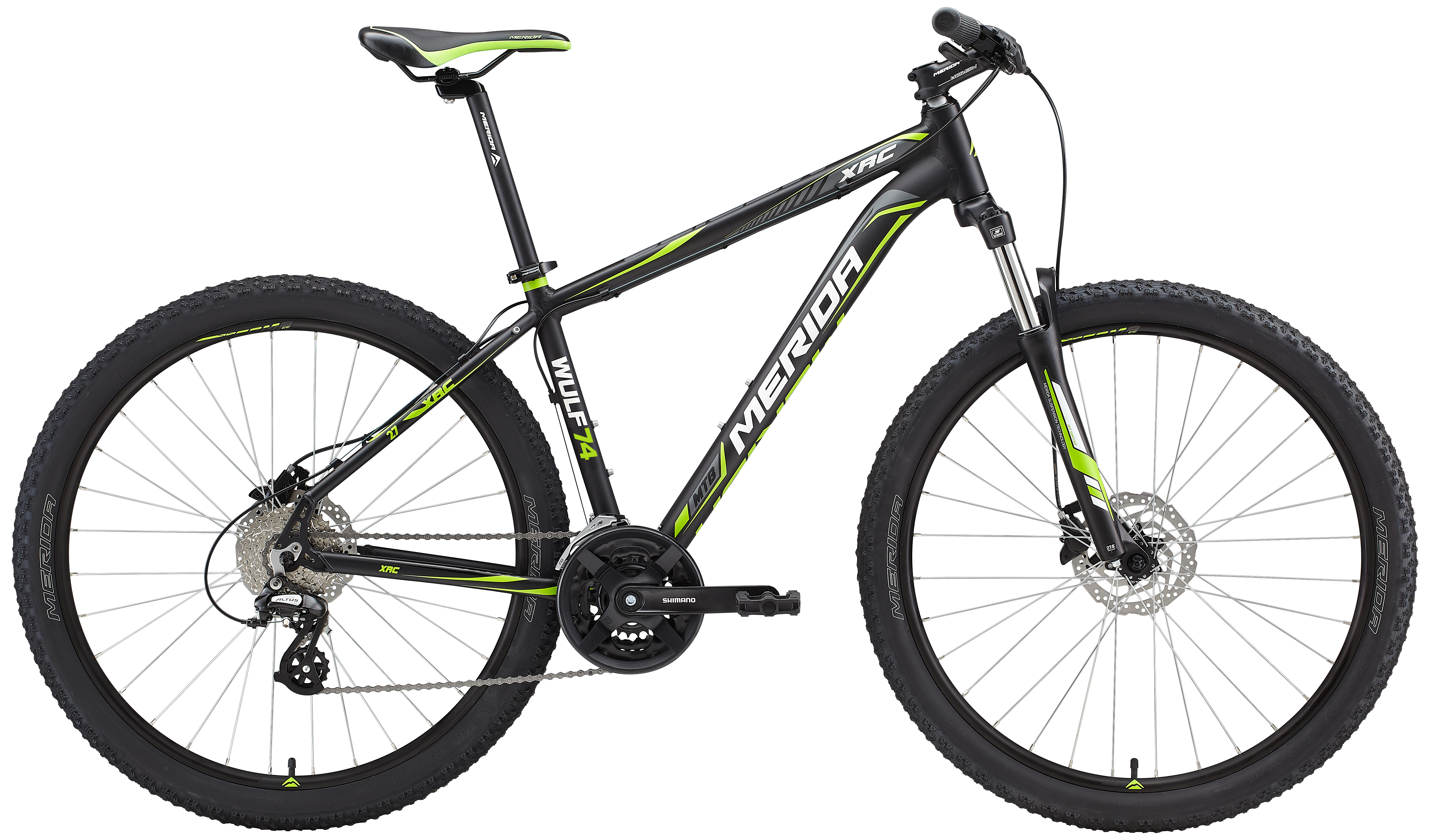 Merida Wulf 7.74 - black/acid green 2024