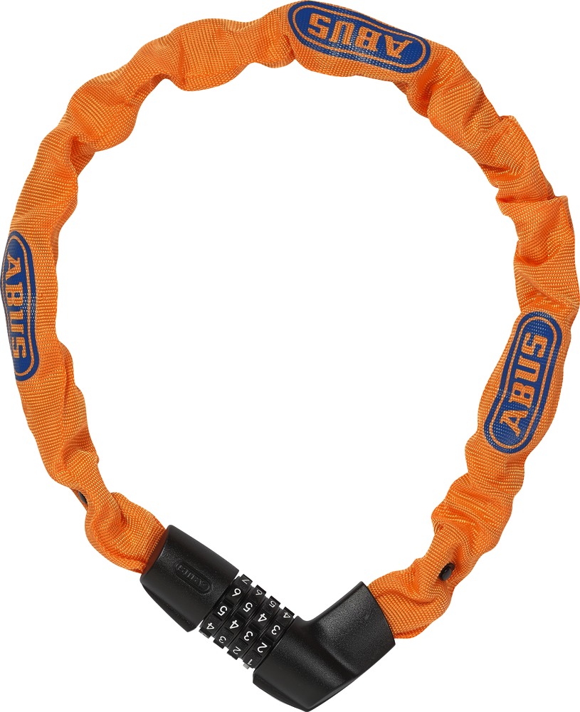 Abus Kettenschloss Tresor 1385 6mm  - 75cm/neon orange