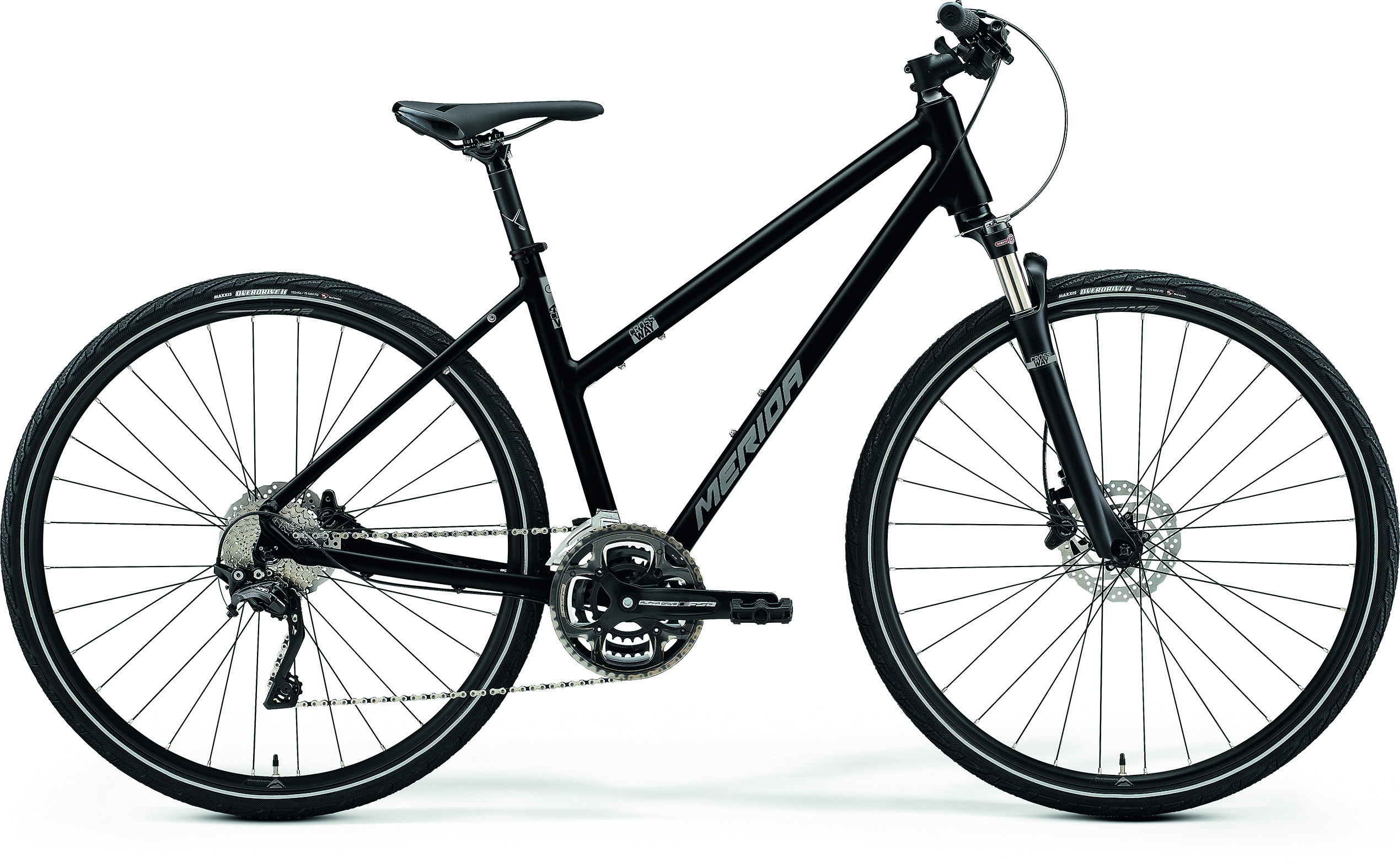 Merida Crossway 500 Trapez - glossy black 2025