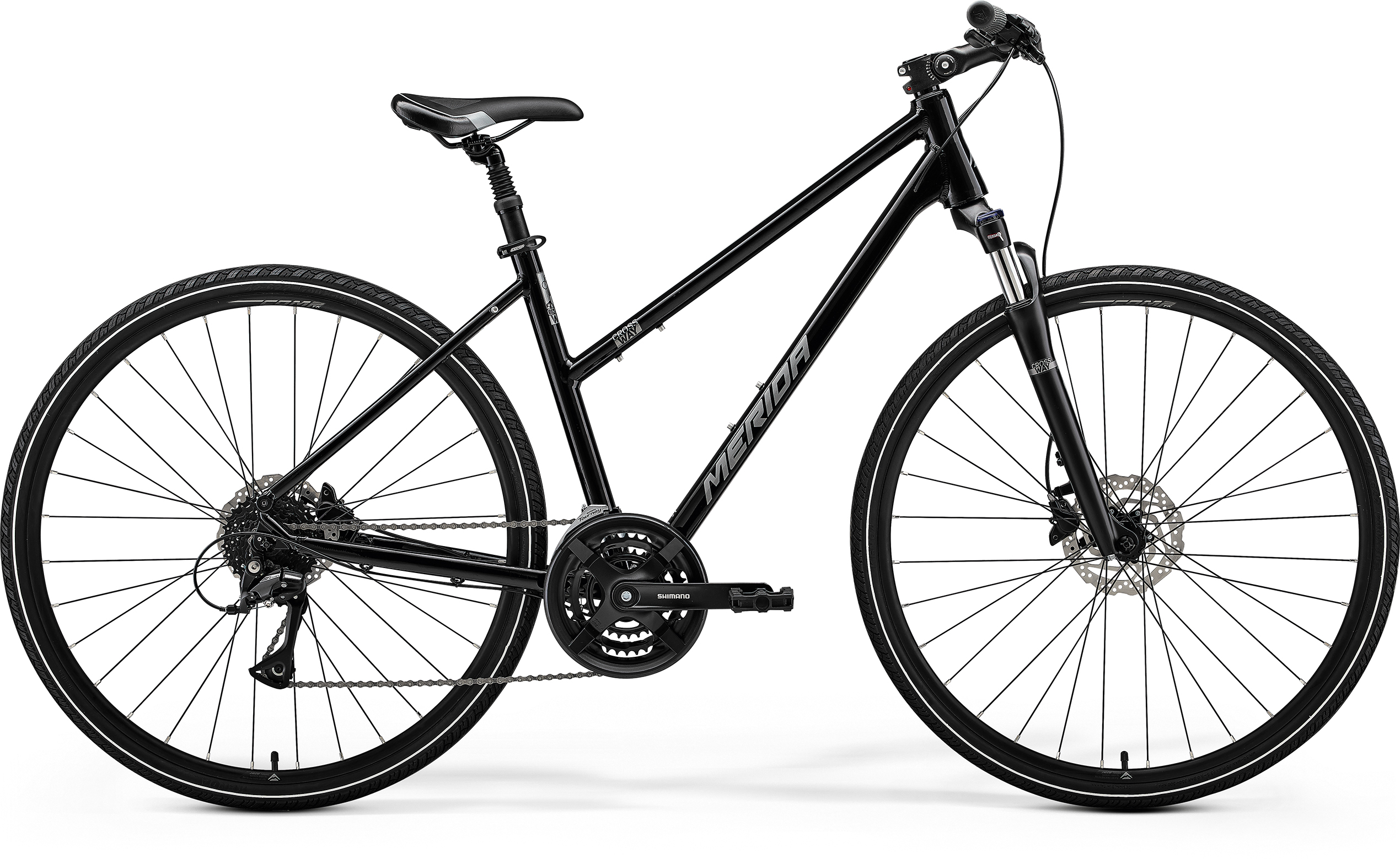 Merida Crossway 20 - black/silver 2025